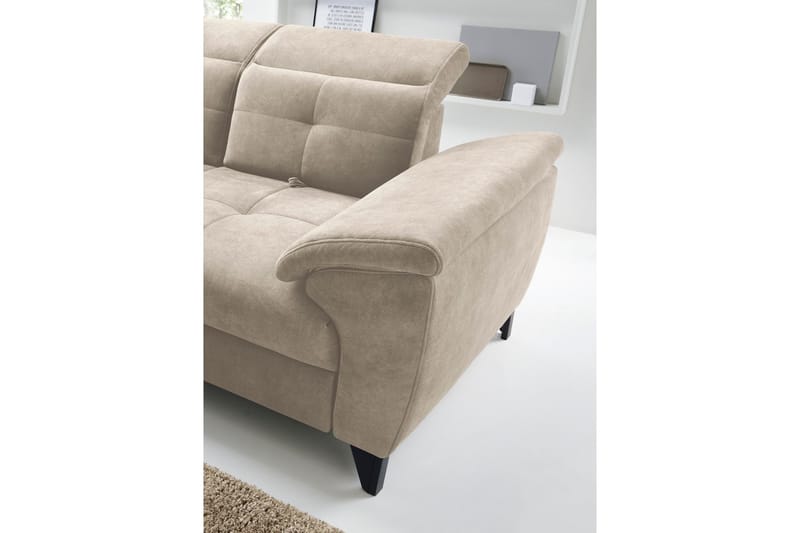Inferne 5-sits Soffa med Schäslong - Beige - Möbler - Vardagsrum - Soffor - Divansoffa & schäslong