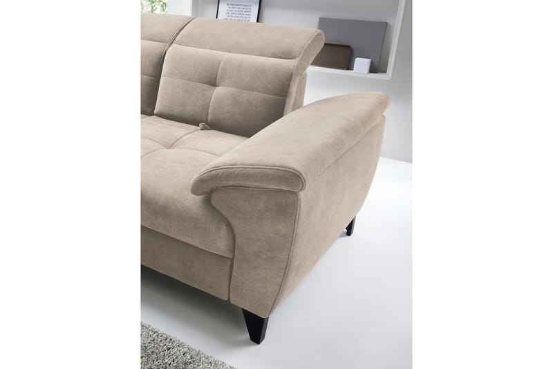 Inferne 5-sits Soffa med Schäslong - Beige - Möbler - Vardagsrum - Soffor - Divansoffa & schäslong