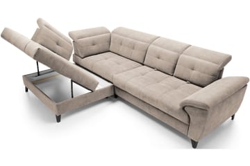 Inferne 5-sits Soffa med Schäslong - Beige - Möbler - Vardagsrum - Soffor - Divansoffa & schäslong