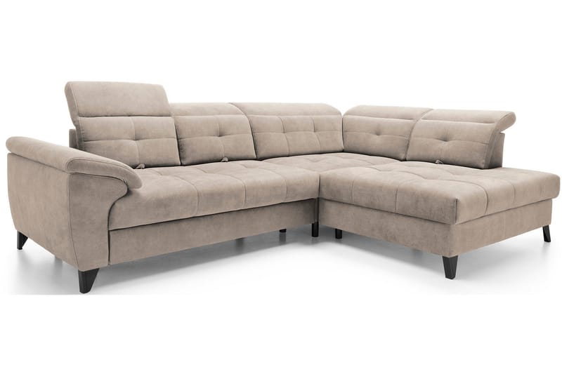 Inferne 5-sits Soffa med Schäslong - Beige - Möbler - Vardagsrum - Soffor - Divansoffa & schäslong