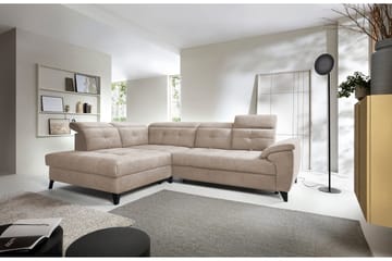Inferne 5-sits Soffa med Schäslong - Beige - Möbler - Vardagsrum - Soffor - Divansoffa & schäslong