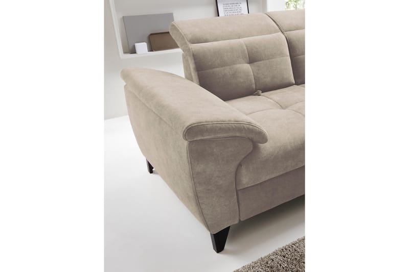 Inferne 5-sits Soffa med Schäslong - Beige - Möbler - Vardagsrum - Soffor - Divansoffa & schäslong