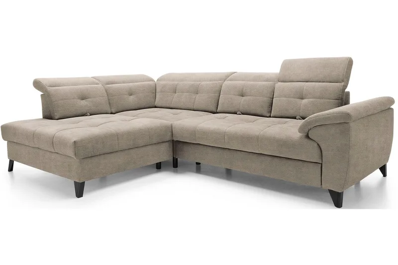 Inferne 5-sits Soffa med Schäslong - Beige - Möbler - Vardagsrum - Soffor - Divansoffa & schäslong