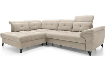 Inferne 5-sits Soffa med Schäslong - Beige - Möbler - Vardagsrum - Soffor - Divansoffa & schäslong