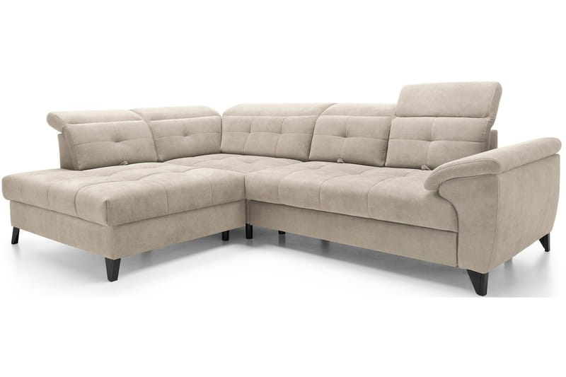 Inferne 5-sits Soffa med Schäslong - Beige - Möbler - Vardagsrum - Soffor - Divansoffa & schäslong