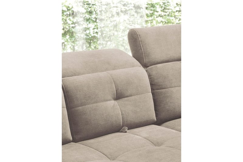 Inferne 5-sits Soffa med Schäslong - Beige - Möbler - Vardagsrum - Soffor - Divansoffa & schäslong