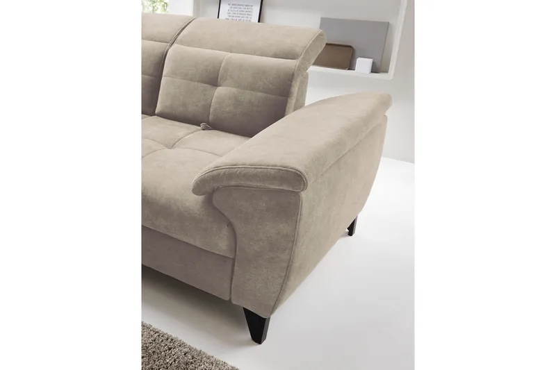 Inferne 5-sits Soffa med Schäslong - Beige - Möbler - Vardagsrum - Soffor - Divansoffa & schäslong
