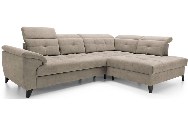 Inferne 5-sits Soffa med Schäslong - Beige - Möbler - Vardagsrum - Soffor - Divansoffa & schäslong