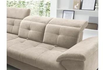 Inferne 5-sits Soffa med Schäslong - Beige - Möbler - Vardagsrum - Soffor - Divansoffa & schäslong