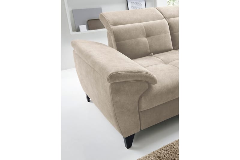Inferne 5-sits Soffa med Schäslong - Beige - Möbler - Vardagsrum - Soffor - Divansoffa & schäslong