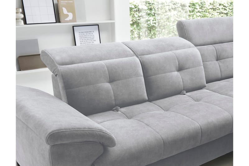 Inferne 5-sits Soffa med Schäslong - Grå - Möbler - Vardagsrum - Soffor - Divansoffa & schäslong