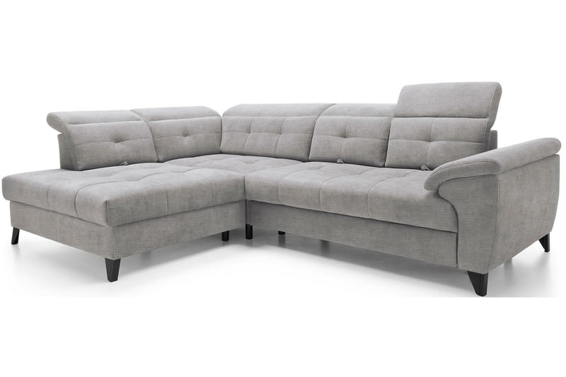 Inferne 5-sits Soffa med Schäslong - Grå - Möbler - Vardagsrum - Soffor - Divansoffa & schäslong