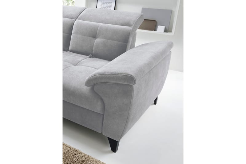 Inferne 5-sits Soffa med Schäslong - Grå - Möbler - Vardagsrum - Soffor - Divansoffa & schäslong