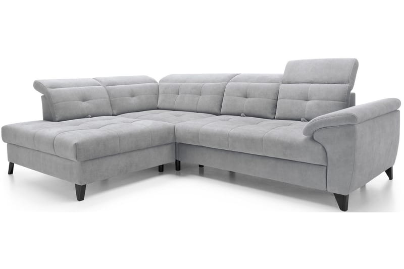 Inferne 5-sits Soffa med Schäslong - Grå - Möbler - Vardagsrum - Soffor - Divansoffa & schäslong
