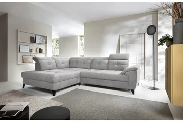 Inferne 5-sits Soffa med Schäslong - Grå - Möbler - Vardagsrum - Soffor - Divansoffa & schäslong