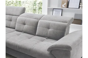 Inferne 5-sits Soffa med Schäslong - Grå - Möbler - Vardagsrum - Soffor - Divansoffa & schäslong