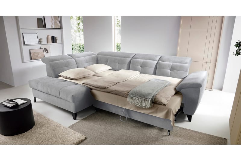 Inferne 5-sits Soffa med Schäslong - Grå - Möbler - Vardagsrum - Soffor - Divansoffa & schäslong