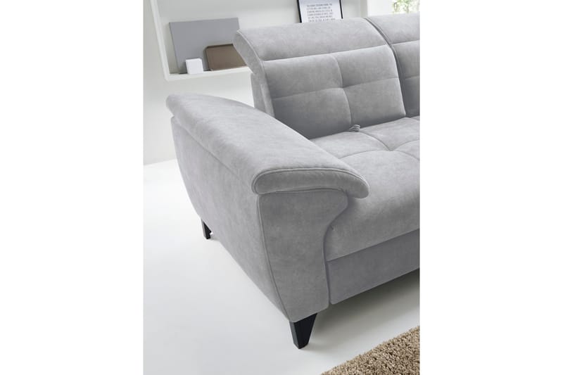 Inferne 5-sits Soffa med Schäslong - Grå - Möbler - Vardagsrum - Soffor - Divansoffa & schäslong