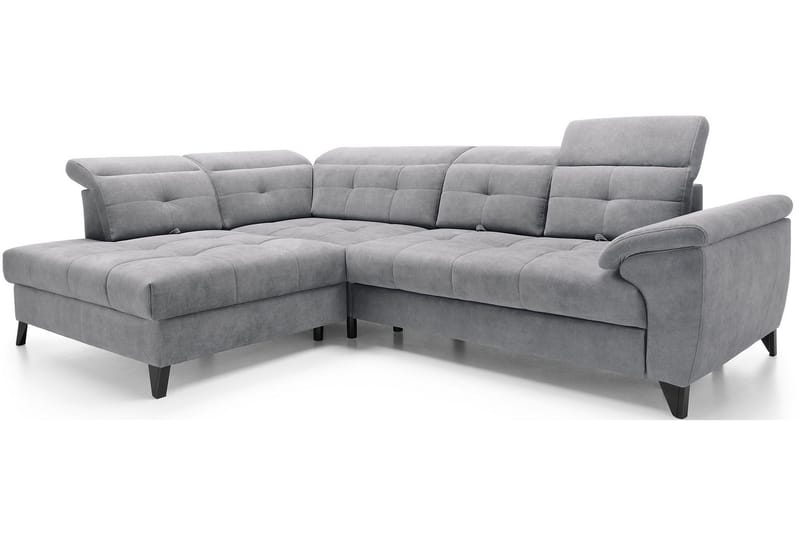 Inferne 5-sits Soffa med Schäslong - Grå - Möbler - Vardagsrum - Soffor - Divansoffa & schäslong