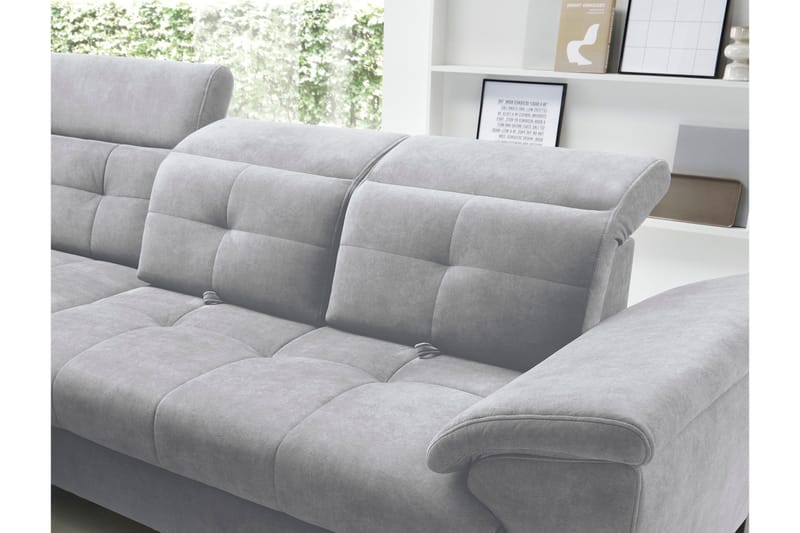 Inferne 5-sits Soffa med Schäslong - Grå - Möbler - Vardagsrum - Soffor - Divansoffa & schäslong