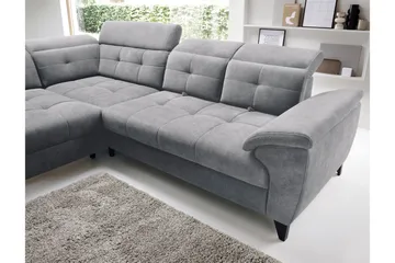 Inferne 5-sits Soffa med Schäslong - Grå - Möbler - Vardagsrum - Soffor - Divansoffa & schäslong