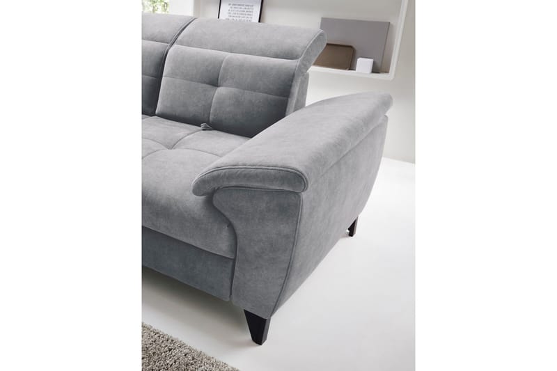Inferne 5-sits Soffa med Schäslong - Grå - Möbler - Vardagsrum - Soffor - Divansoffa & schäslong