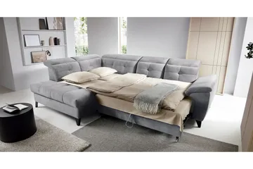 Inferne 5-sits Soffa med Schäslong - Grå - Möbler - Vardagsrum - Soffor - Divansoffa & schäslong