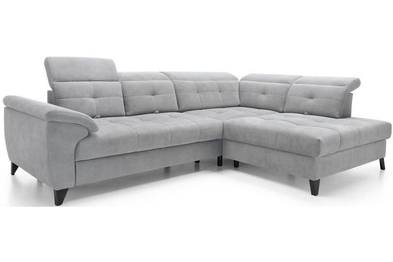 Inferne 5-sits Soffa med Schäslong - Grå - Möbler - Vardagsrum - Soffor - Divansoffa & schäslong
