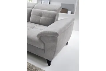 Inferne 5-sits Soffa med Schäslong - Grå - Möbler - Vardagsrum - Soffor - Divansoffa & schäslong