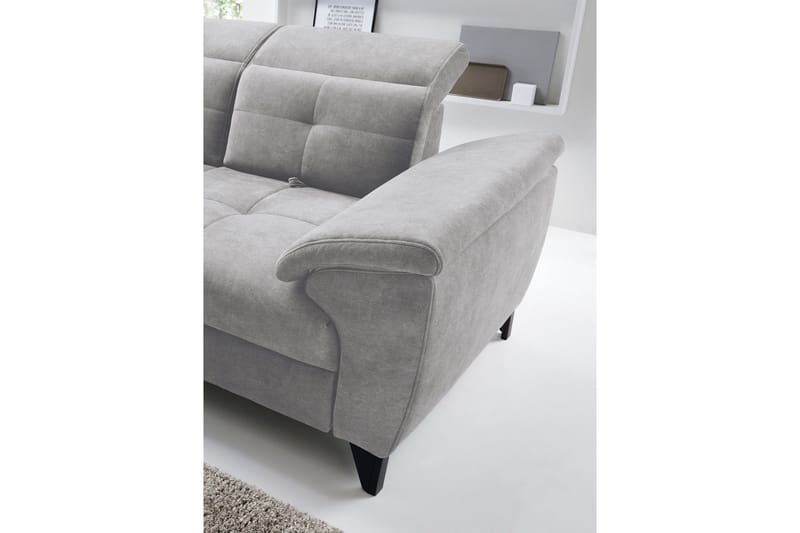 Inferne 5-sits Soffa med Schäslong - Grå - Möbler - Vardagsrum - Soffor - Divansoffa & schäslong