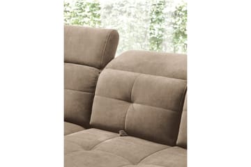 Inferne 5-sits Soffa med Schäslong - Mörkbeige - Möbler - Vardagsrum - Soffor - Divansoffa & schäslong