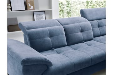 Inferne 5-sits Soffa med Schäslong - Mörkblå - Möbler - Vardagsrum - Soffor - Divansoffa & schäslong