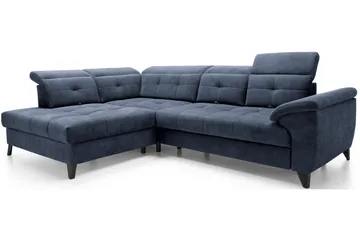 Inferne 5-sits Soffa med Schäslong - Mörkblå - Möbler - Vardagsrum - Soffor - Divansoffa & schäslong