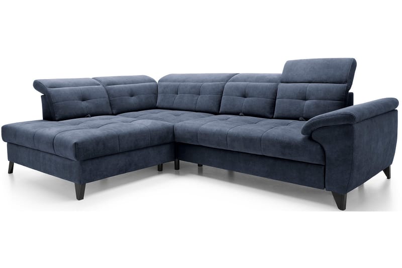 Inferne 5-sits Soffa med Schäslong - Mörkblå - Möbler - Vardagsrum - Soffor - Divansoffa & schäslong