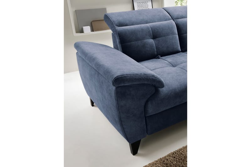 Inferne 5-sits Soffa med Schäslong - Mörkblå - Möbler - Vardagsrum - Soffor - Divansoffa & schäslong