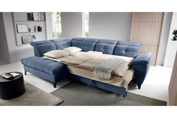 Inferne 5-sits Soffa med Schäslong - Mörkblå - Möbler - Vardagsrum - Soffor - Divansoffa & schäslong