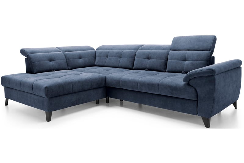 Inferne 5-sits Soffa med Schäslong - Mörkblå - Möbler - Vardagsrum - Soffor - Divansoffa & schäslong