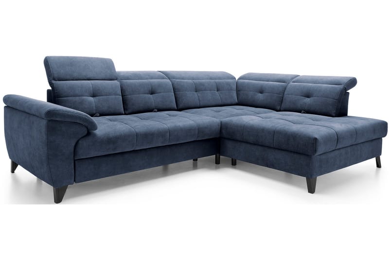 Inferne 5-sits Soffa med Schäslong - Mörkblå - Möbler - Vardagsrum - Soffor - Divansoffa & schäslong