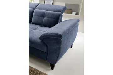 Inferne 5-sits Soffa med Sch äslong - Mörkblå - Möbler - Vardagsrum - Soffor - Divansoffa & schäslong