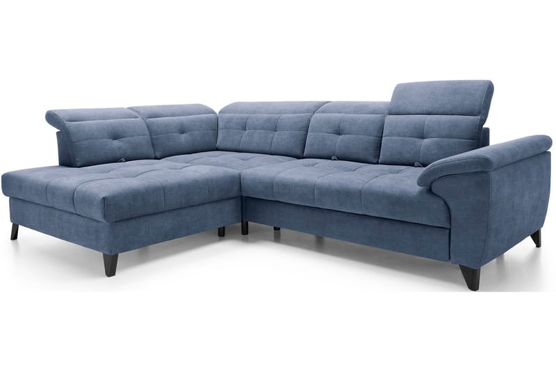 Inferne 5-sits Soffa med Schäslong - Mörkblå - Möbler - Vardagsrum - Soffor - Divansoffa & schäslong