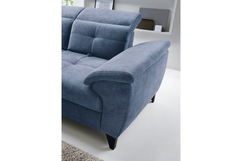 Inferne 5-sits Soffa med Schäslong - Mörkblå - Möbler - Vardagsrum - Soffor - Divansoffa & schäslong