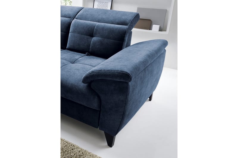 Inferne 5-sits Soffa med Schäslong - Mörkblå - Möbler - Vardagsrum - Soffor - Divansoffa & schäslong