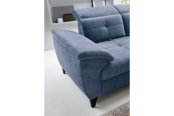 Inferne 5-sits Soffa med Sch äslong - Mörkblå - Möbler - Vardagsrum - Soffor - Divansoffa & schäslong
