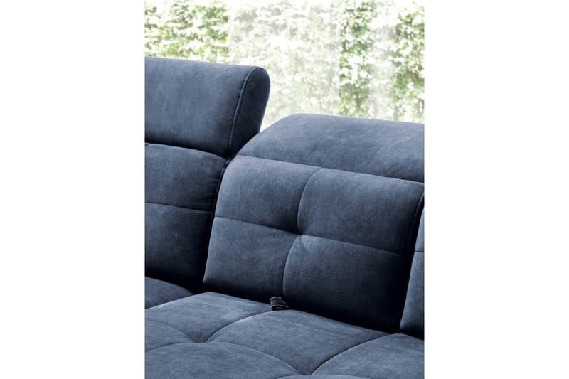 Inferne 5-sits Soffa med Schäslong - Mörkblå - Möbler - Vardagsrum - Soffor - Divansoffa & schäslong