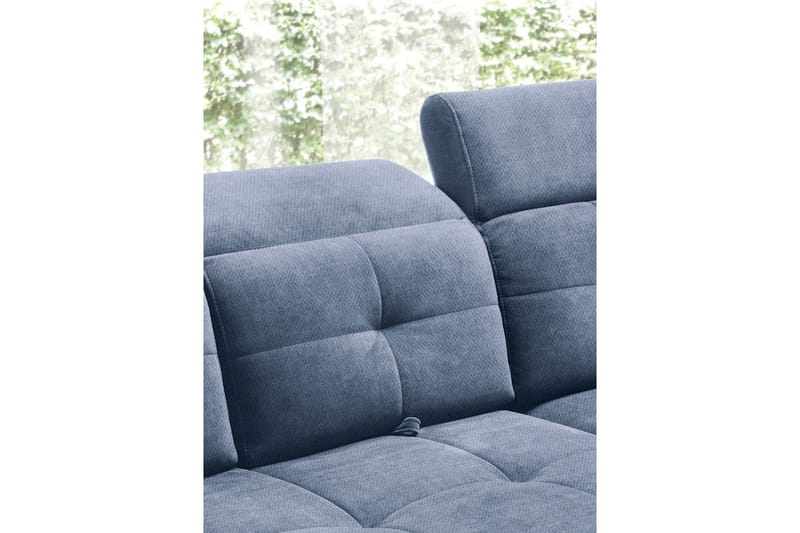 Inferne 5-sits Soffa med Schäslong - Mörkblå - Möbler - Vardagsrum - Soffor - Divansoffa & schäslong