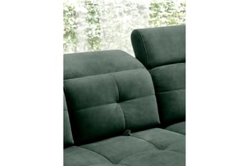 Inferne 5-sits Soffa med Schäslong - Mörkgrön - Möbler - Vardagsrum - Soffor - Divansoffa & schäslong