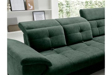 Inferne 5-sits Soffa med Schäslong - Mörkgrön - Möbler - Vardagsrum - Soffor - Divansoffa & schäslong