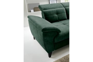 Inferne 5-sits Soffa med Schäslong - Mörkgrön - Möbler - Vardagsrum - Soffor - Divansoffa & schäslong