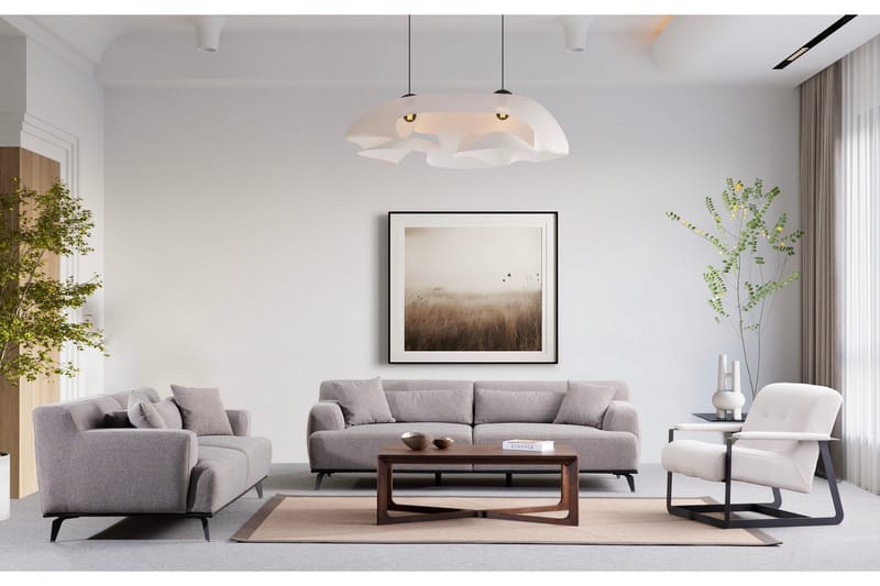 Jaguar 2-sits Soffa - Brun/Grå - Möbler - Vardagsrum - Soffor - 2-sits soffor