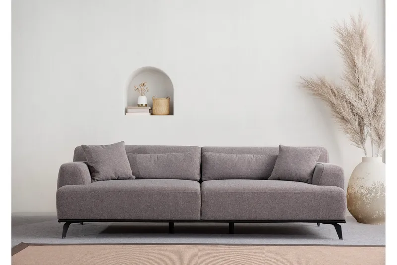 Jaguar 3-sits Soffa - Brun/Grå - Möbler - Vardagsrum - Soffor - 3-sits soffor